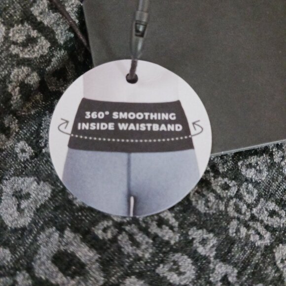 NEW‎ Lyssé Jacquard Leggings High Waisted Sculpting Fit, Charcoal Tabby, Size S - Picture 12 of 14